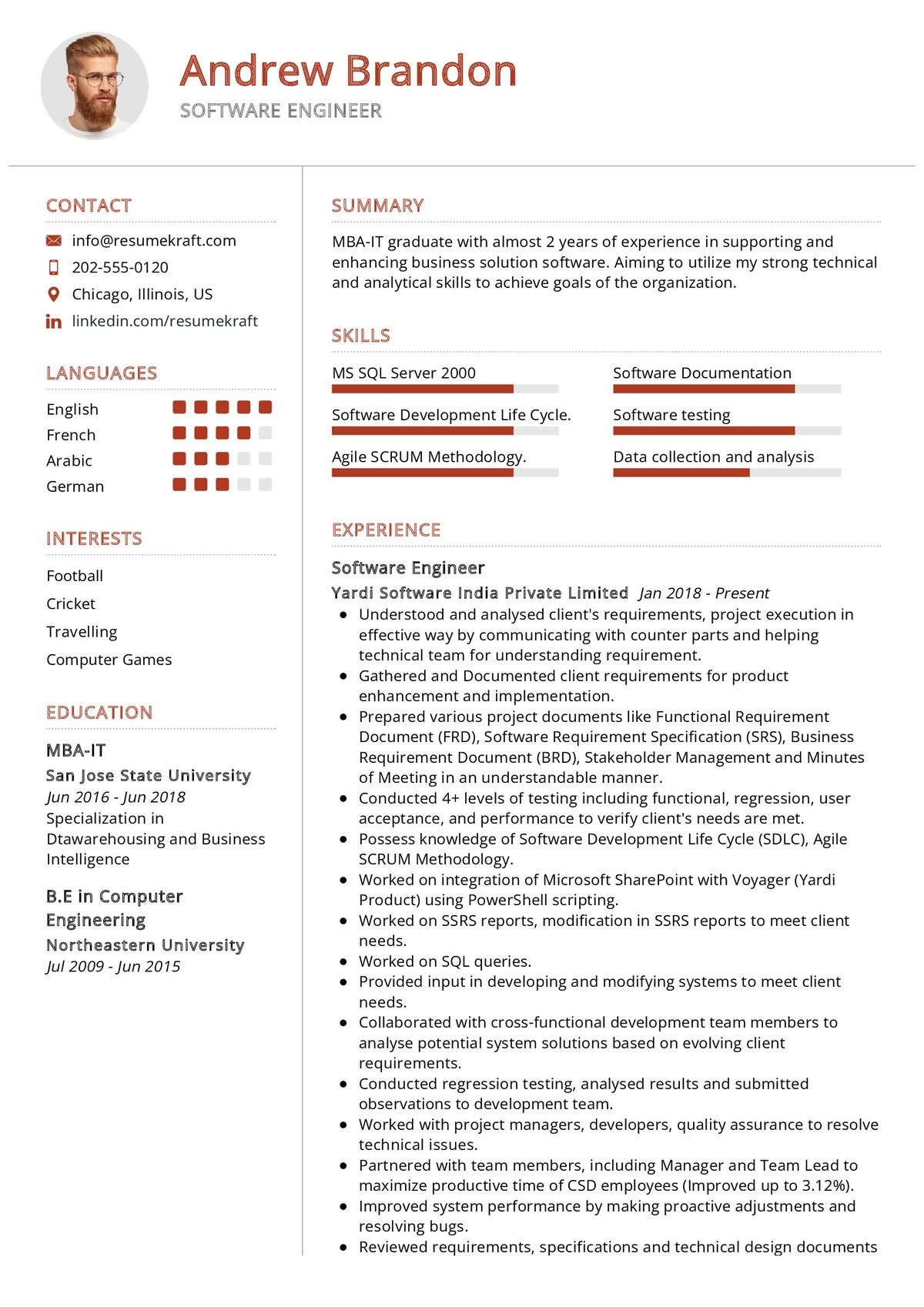 Sample Of A Good software Engineer Resume software Engineer Resume Template 2022 Writing Tips – Resumekraft