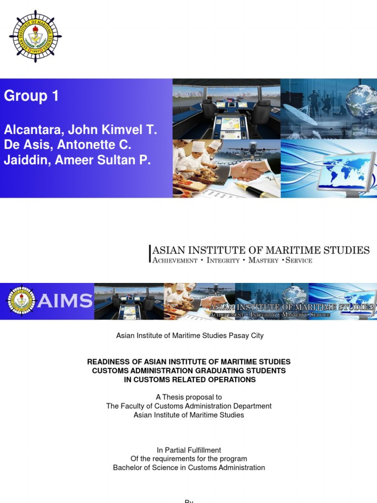 Sample Resume for Customs Broker Philippines Group 1: Alcantara, John Kimvel T. De asis, Antonette C. Jaiddin …