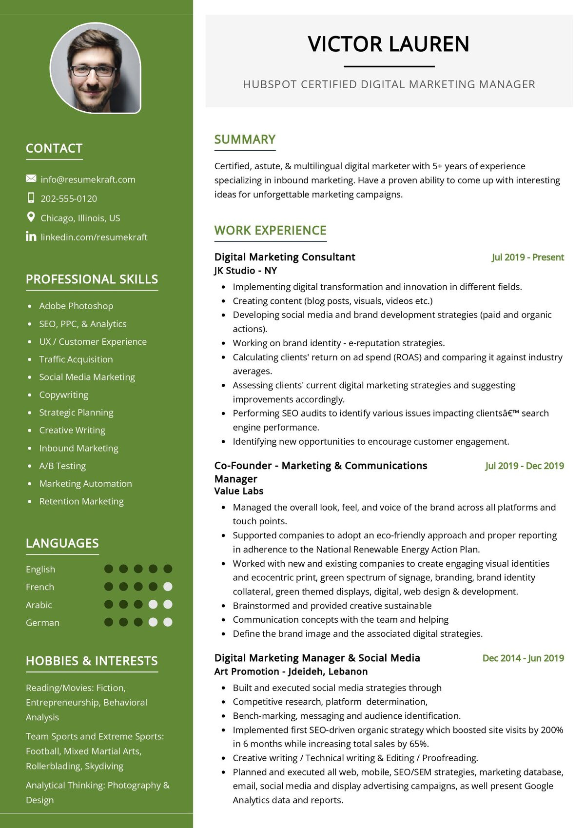 Sample Resume for Experienced Digital Marketing Manager Digital Marketing Manager Resume Sample 2022 Writing Tips …