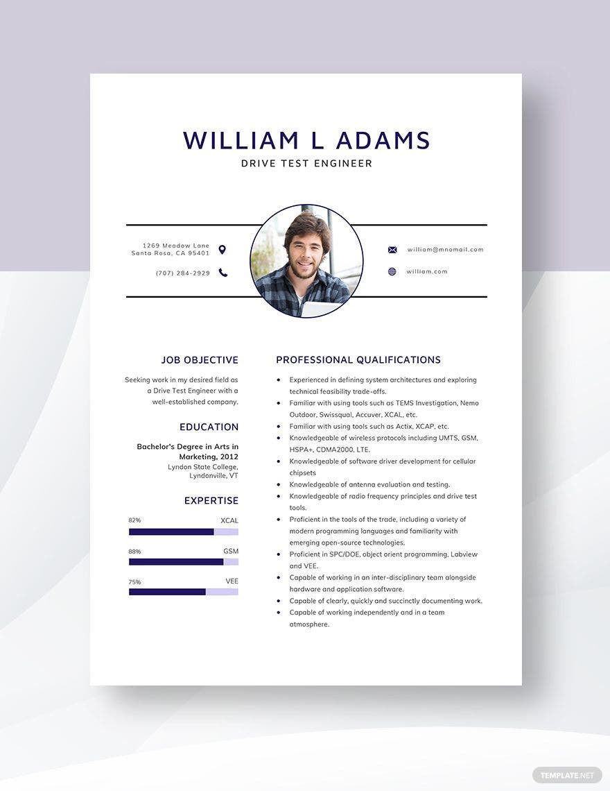 Sample Resume for Qtp Automation Tester Test Engineer Resume Templates – Design, Free, Download Template.net