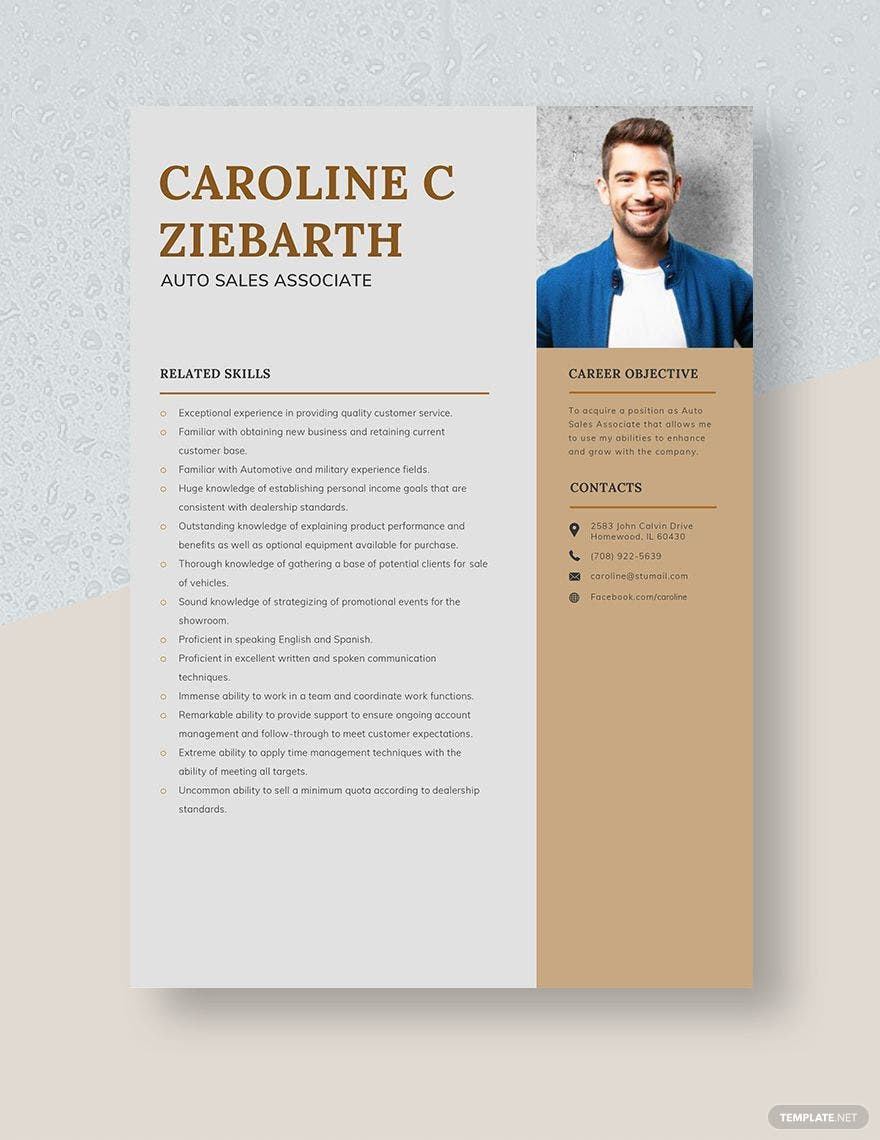 Sample Resume for Shoe Sales associate Sales associate Resume Templates Pages – Design, Free, Download …