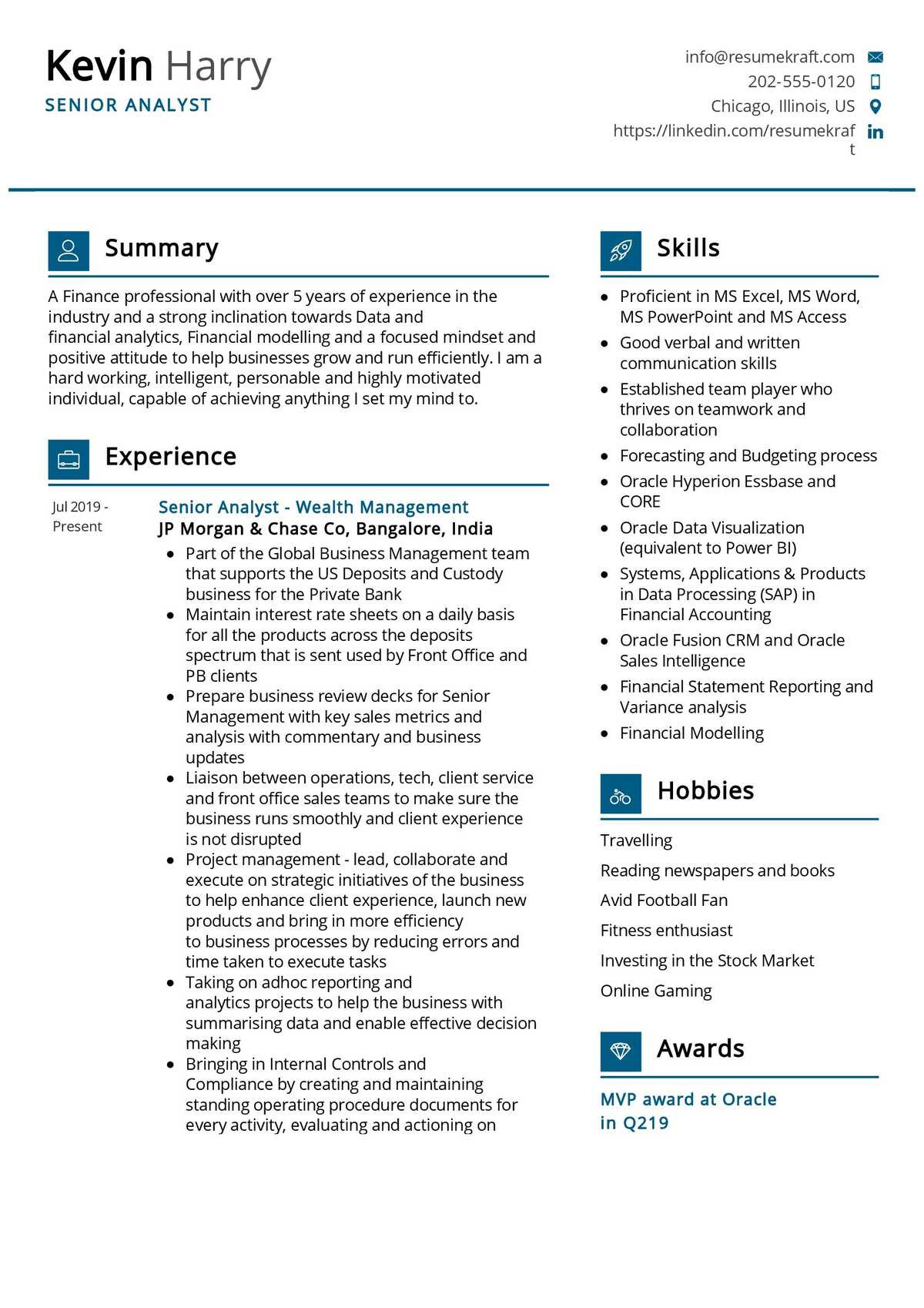 Sample Resume for Siebel Crm Developer Senior Analyst Resume Sample 2022 Writing Tips – Resumekraft