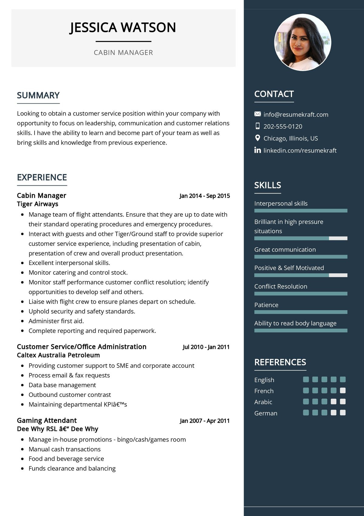 Sample Resume Skills for Flight attendant Cabin Manager Resume Sample 2022 Writing Tips – Resumekraft