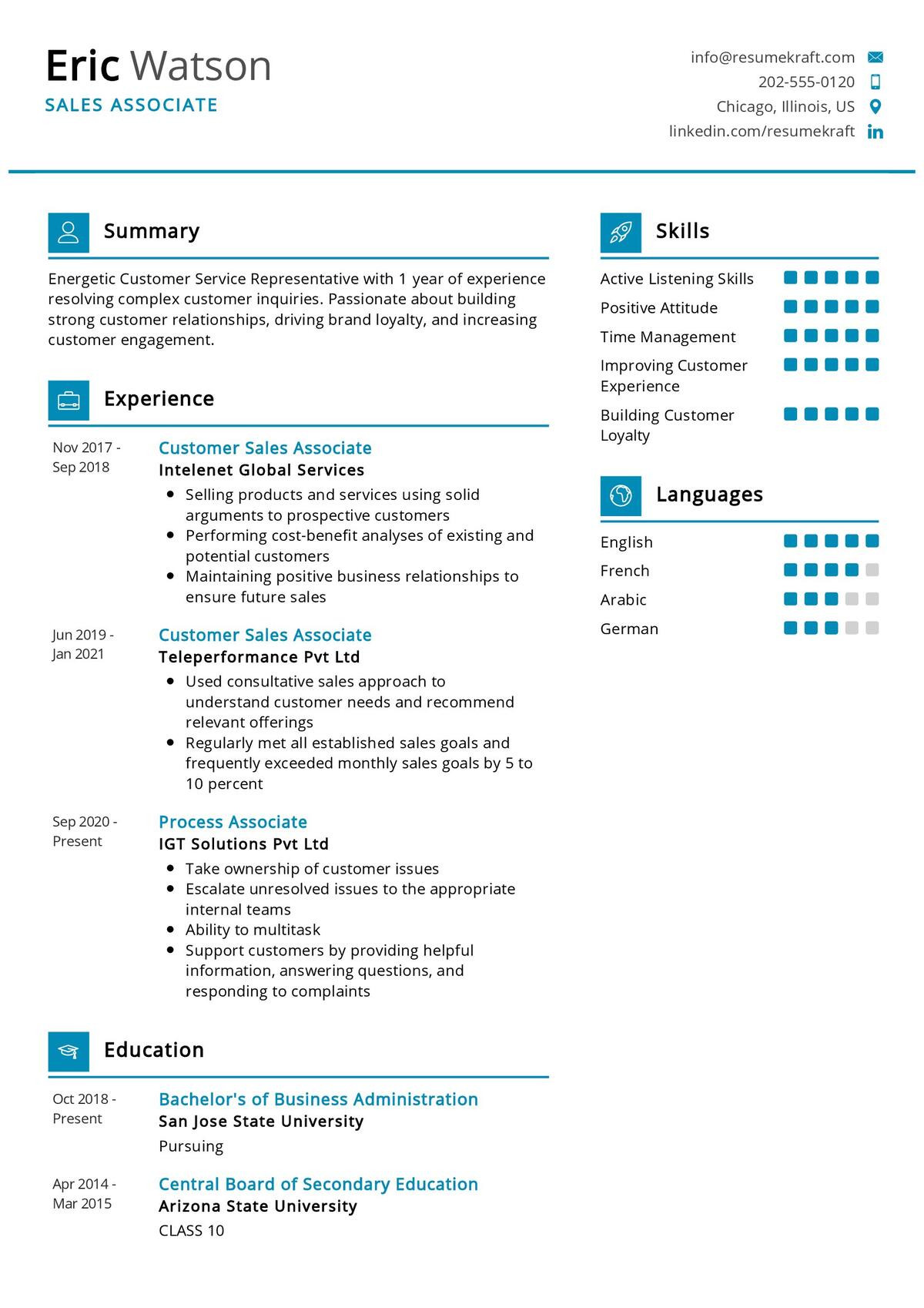 Sample Resume Skills for Sales associate Sales associate Cv Sample 2022 Writing Tips – Resumekraft
