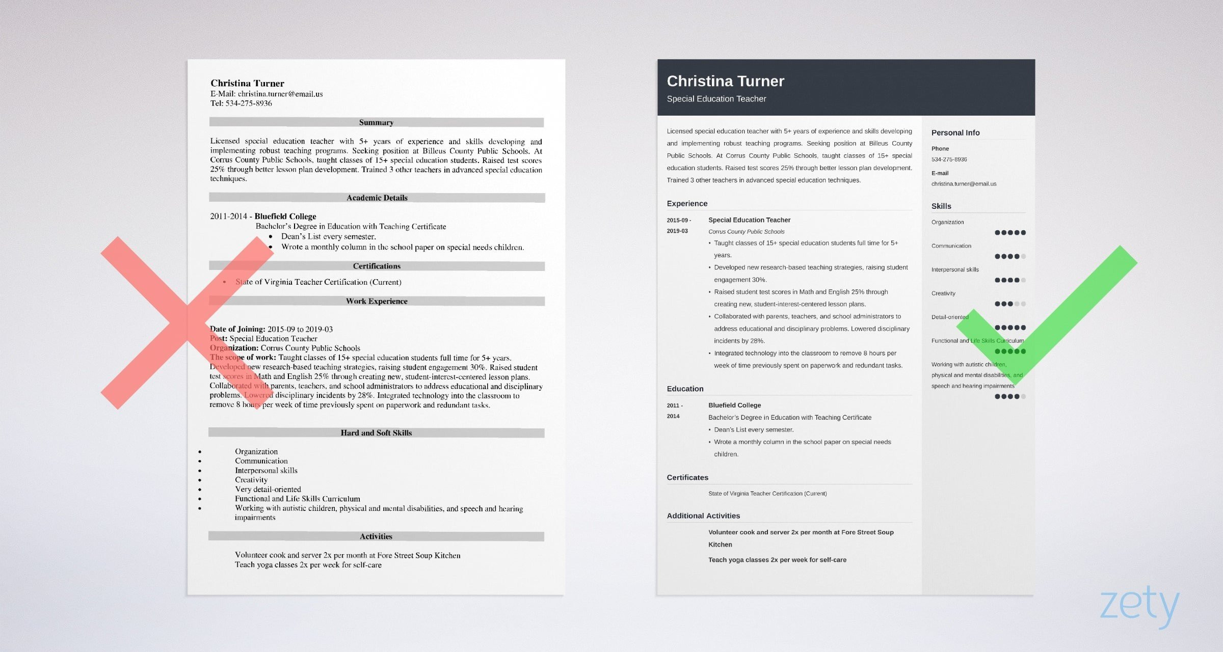 Sample Resume with Objectives for Teachers Special Education Teacher Resume Examples [lancarrezekiq Objective]