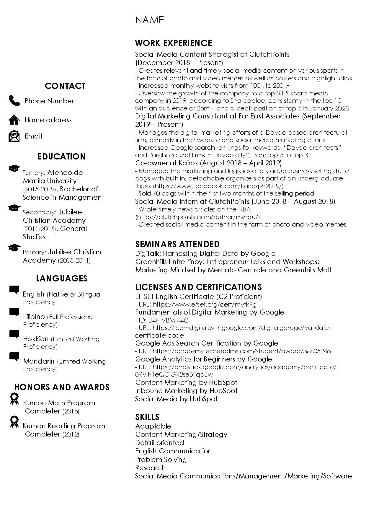 Sample Resume with One Company Multiple Positions Listing Multiple Positions In A Company : R/resumes