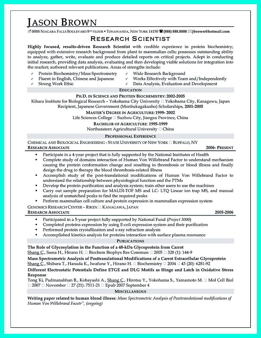 Senior Clinical Research associate Resume Sample Making Clinical Research associate Resume is sometimes Not Easy …