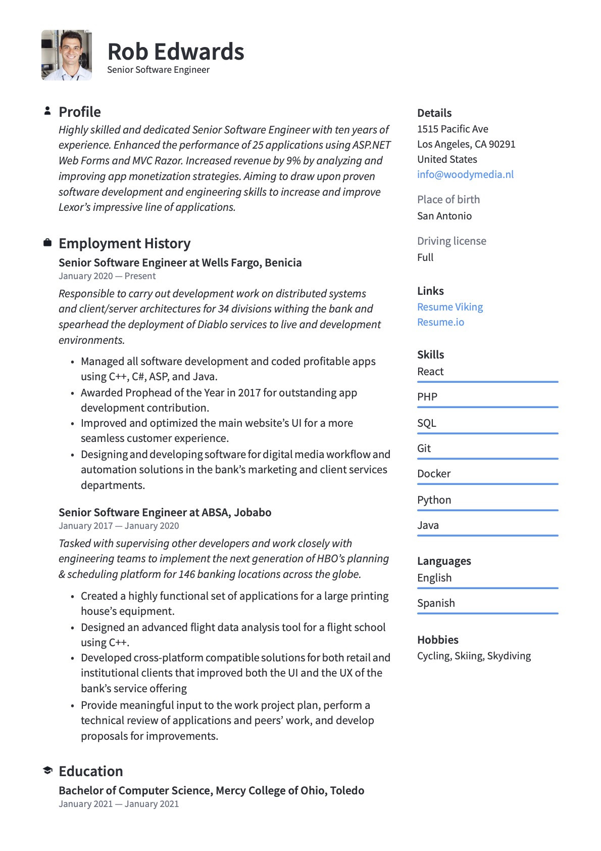 Senior Embedded software Engineer Sample Resume Senior software Engineer Resume & Writing Guide  20 Templates Pdf