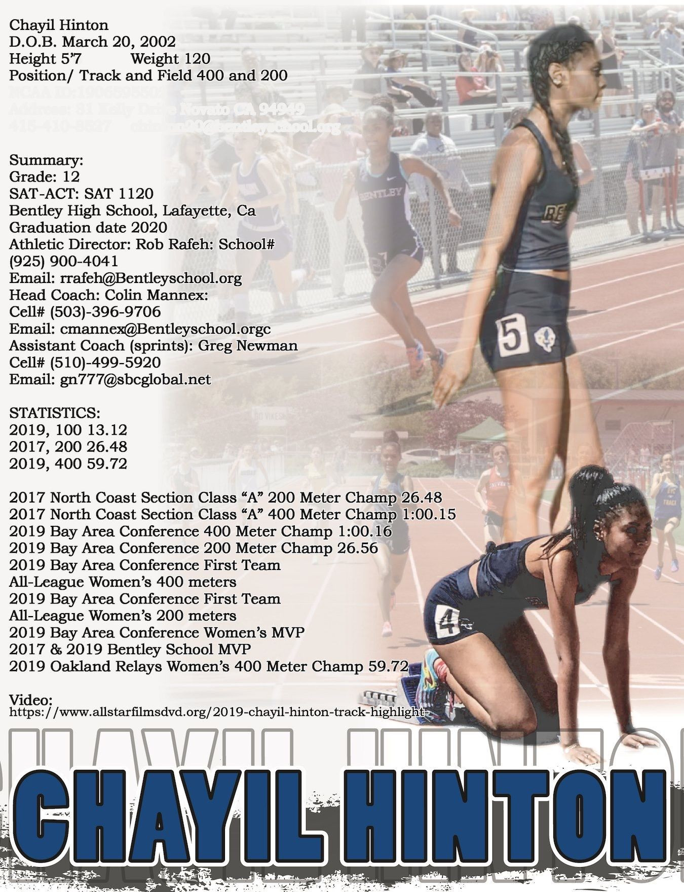 Track and Field Resume athlete Sample Recruiting Resume College Recruiting, Recruitment Resume …