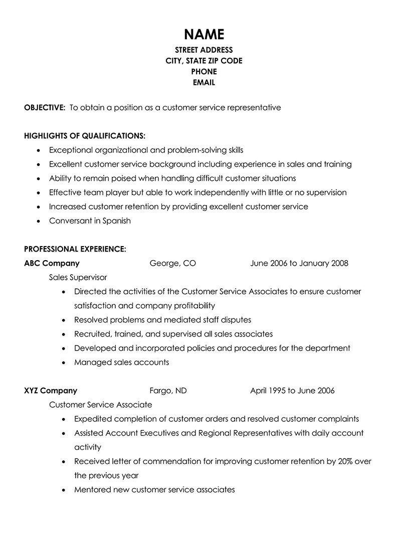 Wells Fargo Customer Service Resume Sample 34 Perfect Customer Service Resume Examples Guide and Tips