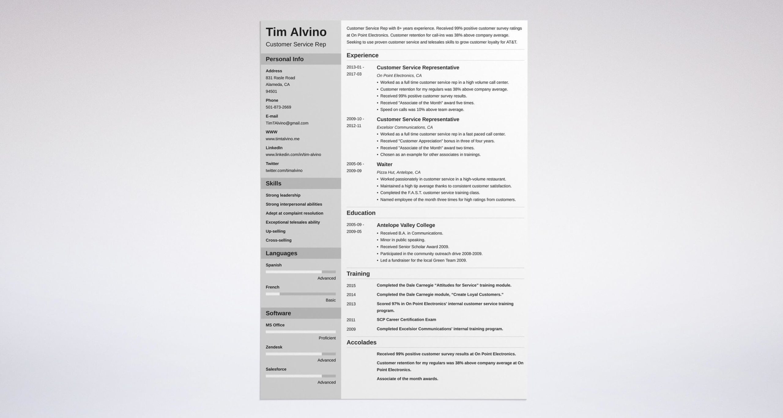 Best Customer Service Resume Summary Samples Customer Service Representative Resume Examples 2022