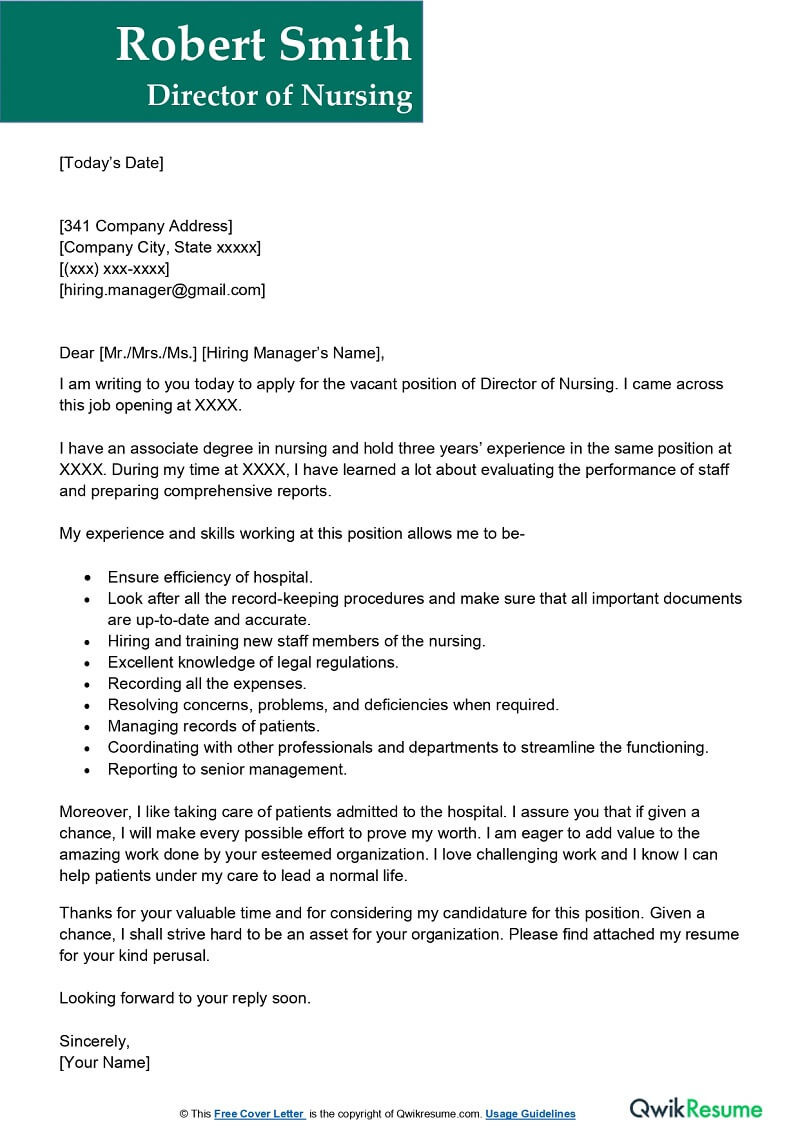 Home Health Director Of Nursing Resume Samples Director Of Nursing Cover Letter Examples – Qwikresume Home Health Director Of Nursing Resume Samples Director Of Nursing Cover Letter Examples – Qwikresume