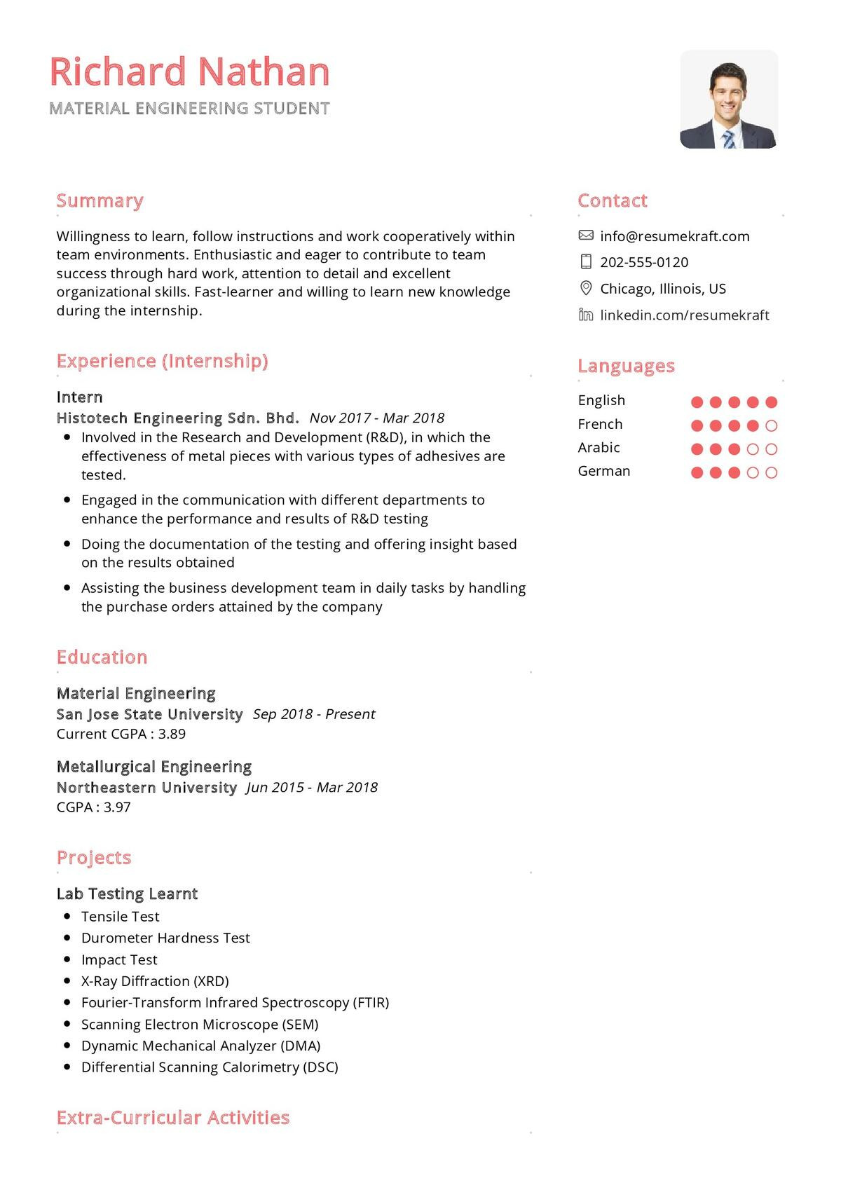 Research and Development Engineer Resume Sample Material Engineer Cv Template 2022 Writing Tips – Resumekraft Research and Development Engineer Resume Sample Material Engineer Cv Template 2022 Writing Tips – Resumekraft