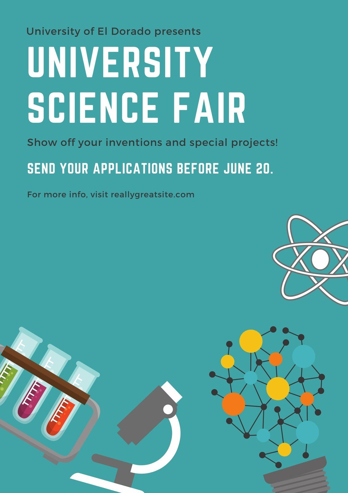 Research Resume Samples Science Fair Poster Free Printable, Customizable Science Fair Poster Templates Canva