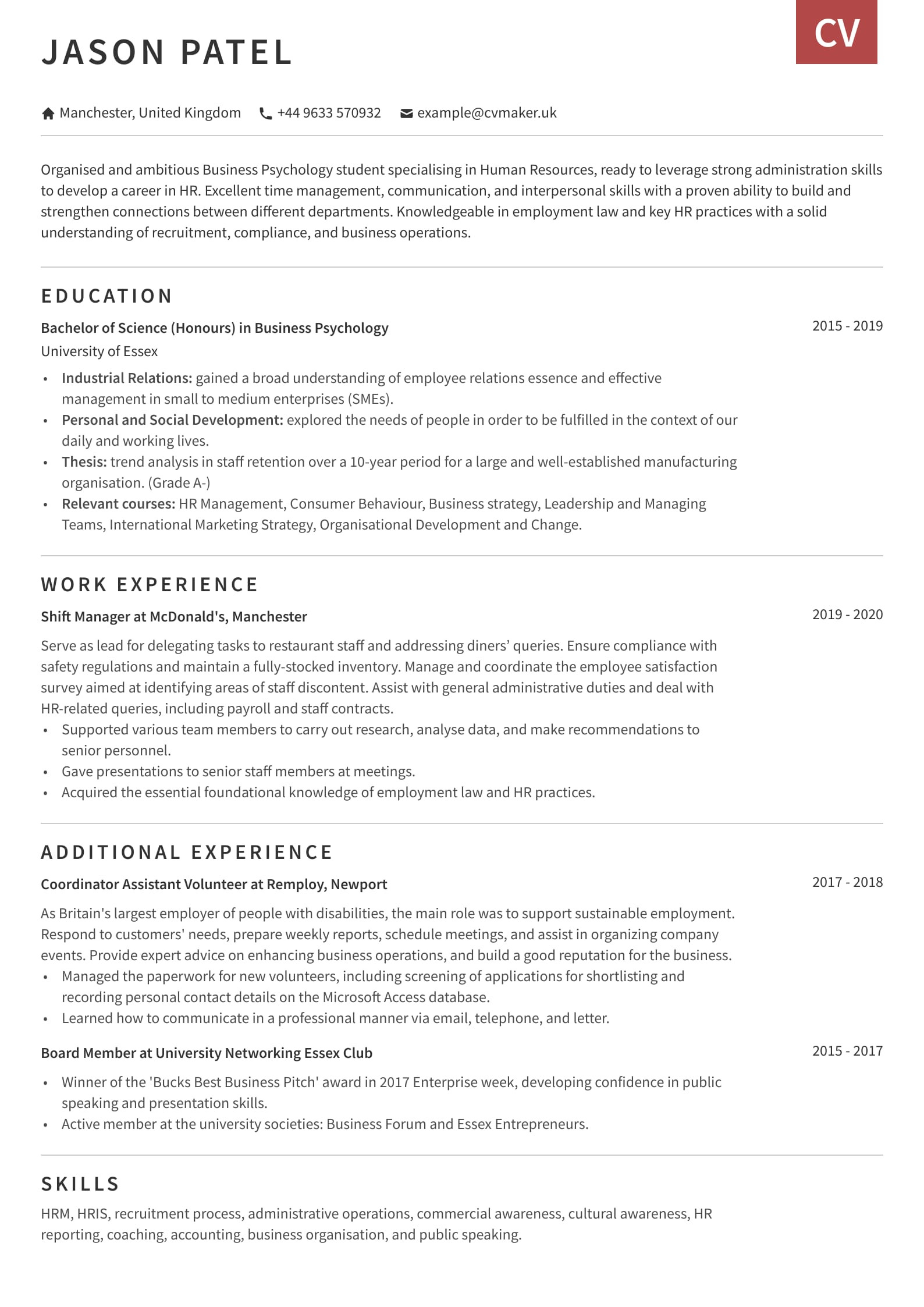 Resume Gaps Student Application Undergraduate Sample Student Cv – Land More Interviews with Our Tips and Examples