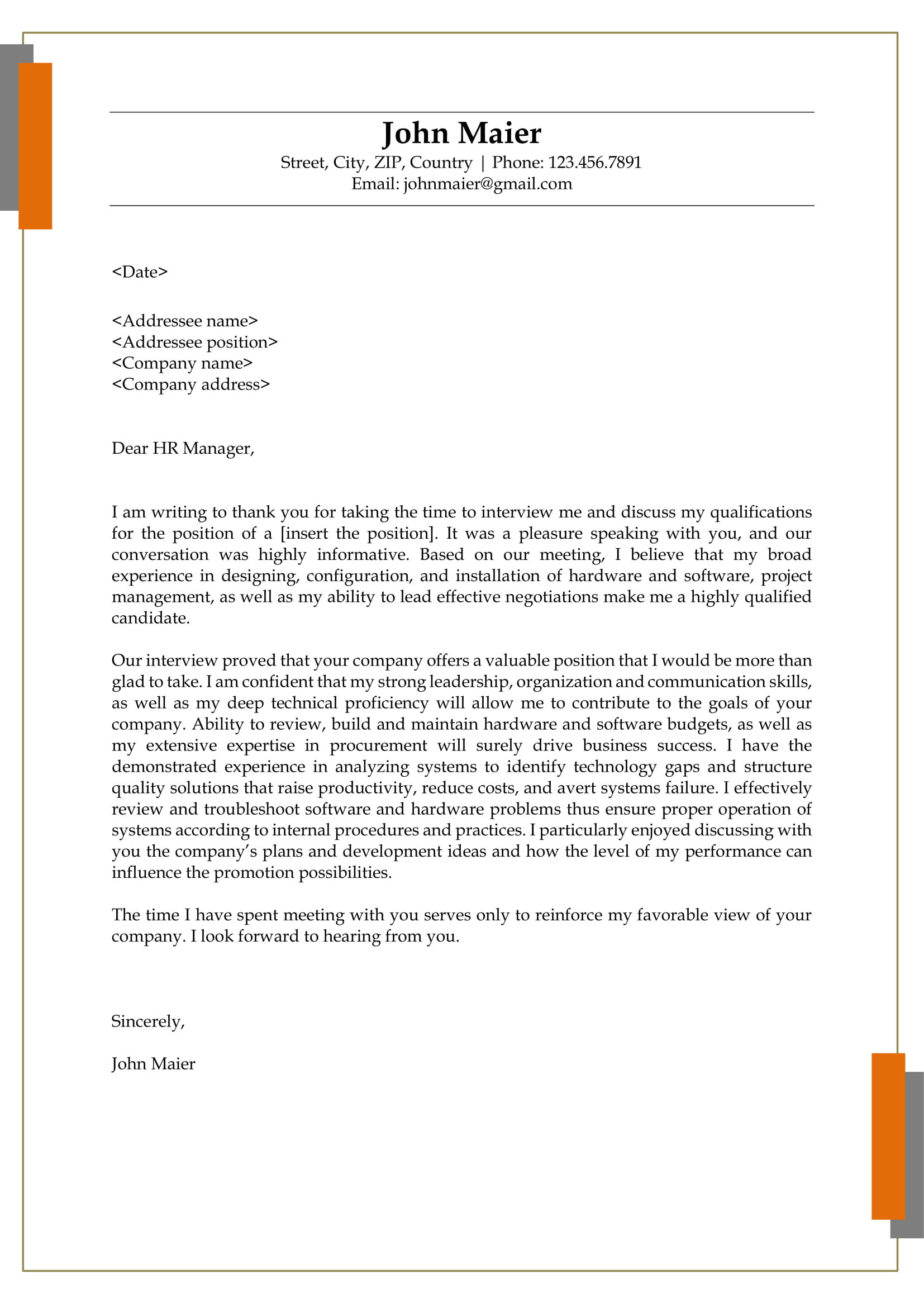 Resume It Was A Pleasure Speaking with You Sample Letter Resume Samples for Free