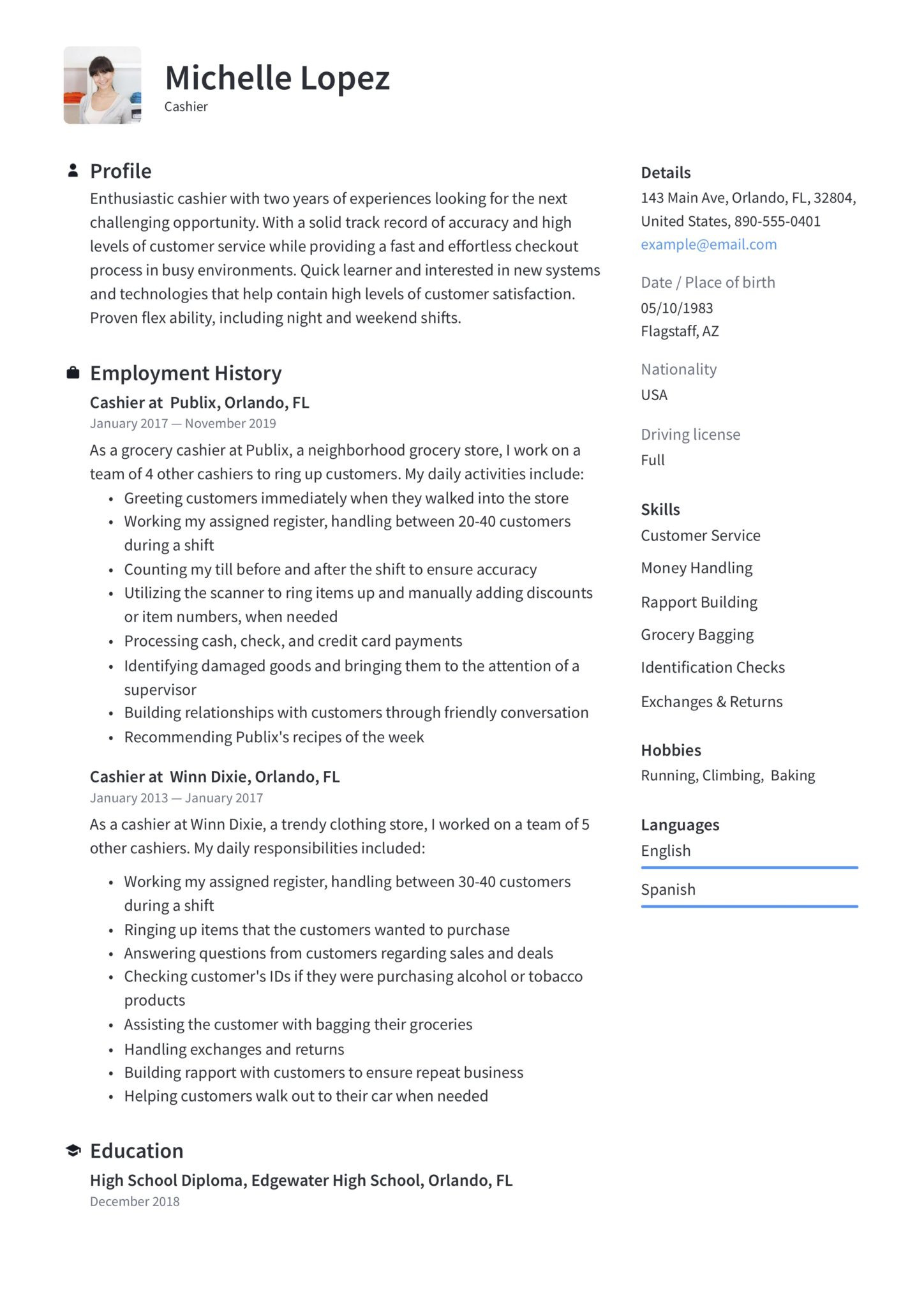 Resume Job Samples Description Reserve Deputy Cashier Resume & Writing Guide [   12 Samples ] Pdf & Word 2022