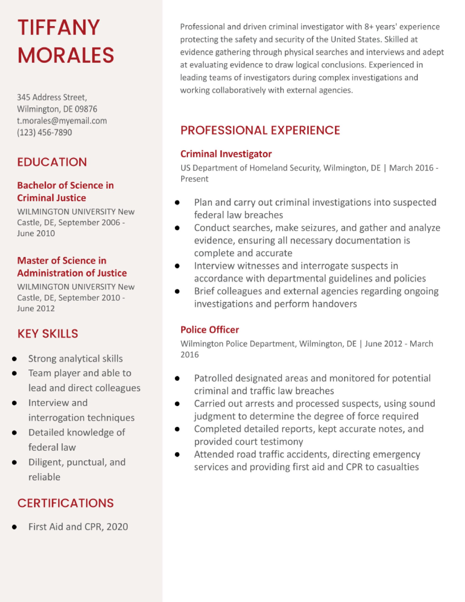 Resume Job Samples Description Reserve Deputy Law Enforcement Resume Examples In 2022 – Resumebuilder.com Resume Job Samples Description Reserve Deputy Law Enforcement Resume Examples In 2022 – Resumebuilder.com