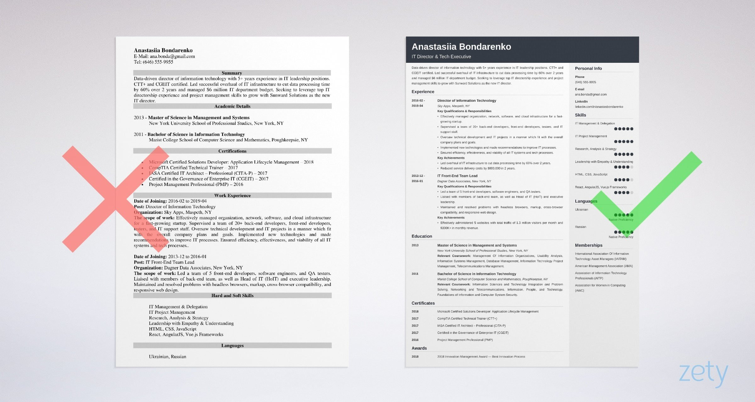 Resume Sample for Data Integration Director It Director Resume: Sample & Writing Guide [20lancarrezekiq Tips]