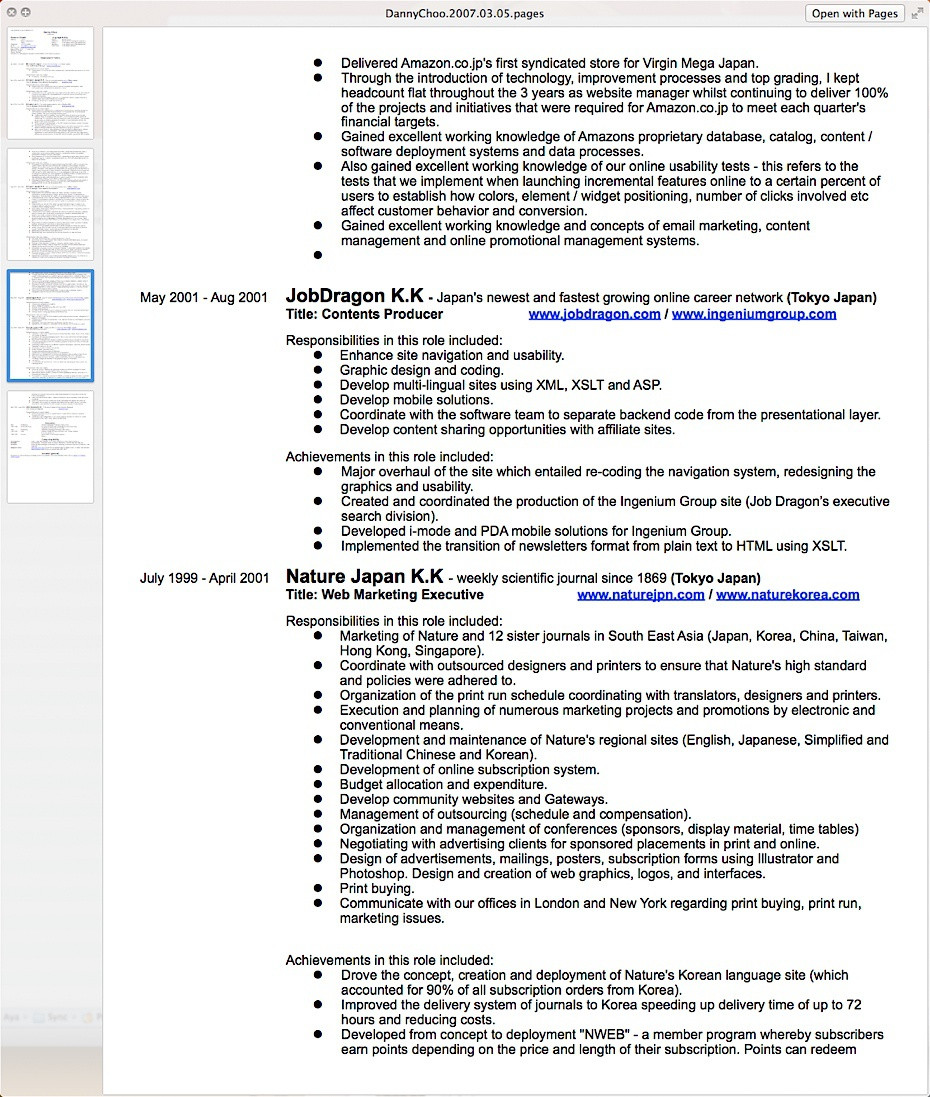 Resume Sample Multiple Position Same Company How to Write A Resume