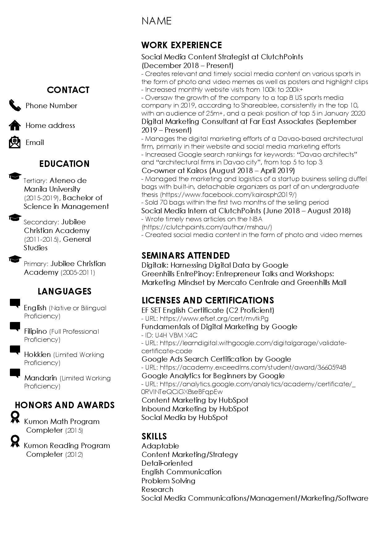 Resume Sample Multiple Position Same Company Listing Multiple Positions In A Company : R/resumes