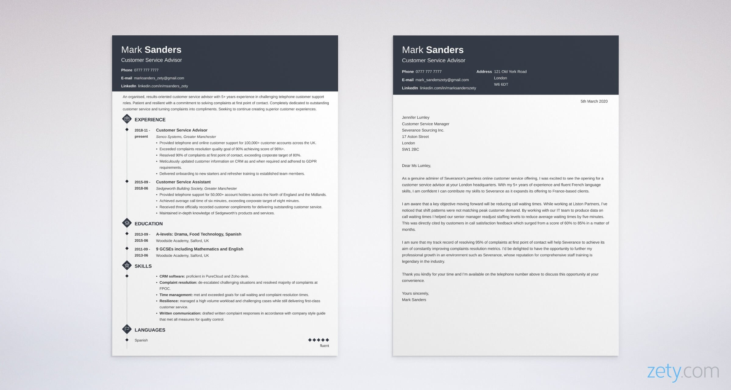 Sample Cover Letter for Resume format 5lancarrezekiq Matching Cv Cover Letter Template Examples