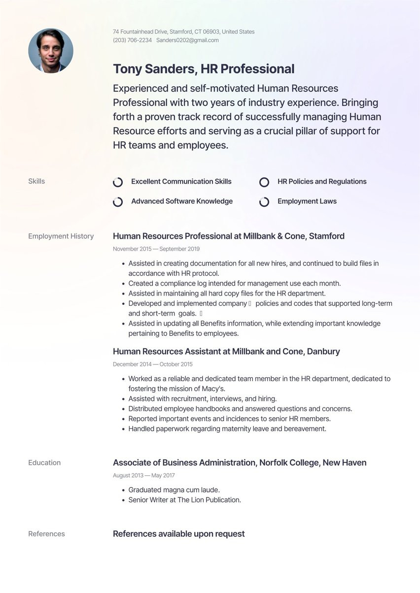 Sample Of A Human Voiced Resume 350lancarrezekiq Free Resume Examples by Industry & Job (full Resume Guides)