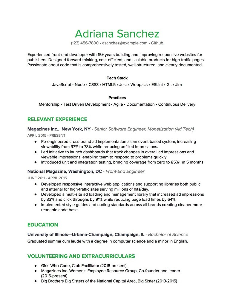Sample Of A Hybrid Chronological Resume How to Write A Combination Resume (with Example!) the Muse