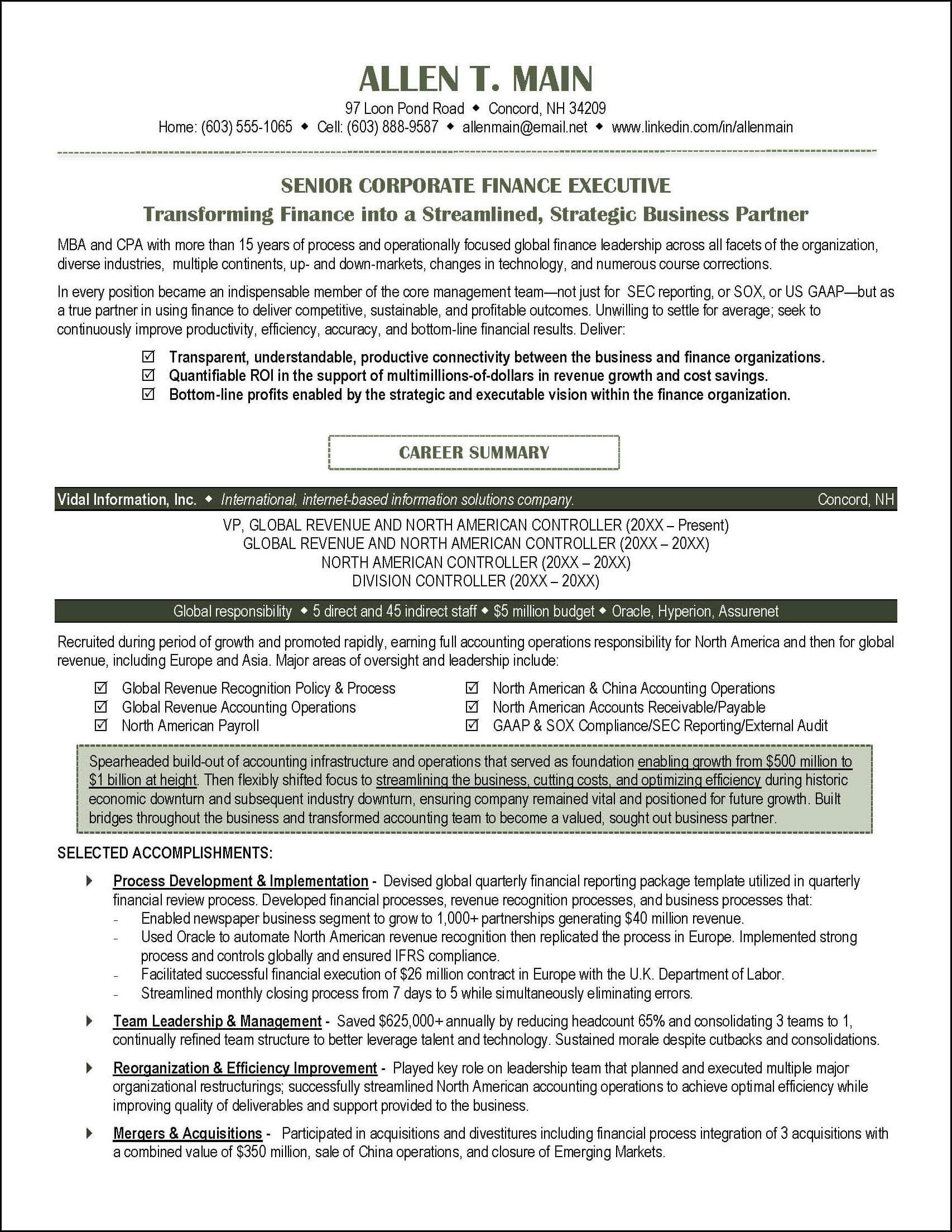 Sample Of Resumes with Employment Gaps Accounting Resume Example Distinctive Documents Professional …