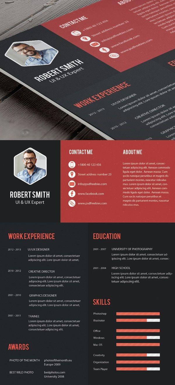 Sample Resume and Cover Letter for Creative Professional Free Professional Cv/resume and Cover Letter Psd Templates …