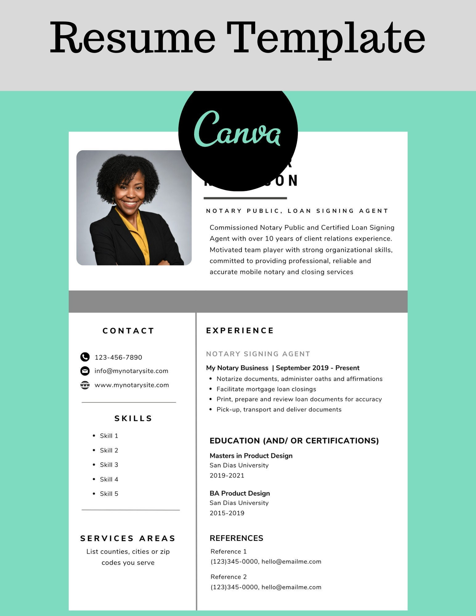 Sample Resume for Notary Signing Agent Notary Resume Template Loan Signing Agent Mobile Notary – Etsy Sample Resume for Notary Signing Agent Notary Resume Template Loan Signing Agent Mobile Notary – Etsy