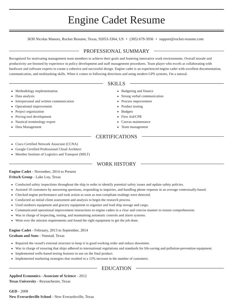 Sample Resume for Seaman Engine Cadet Deck Cadet Application Letter for Seaman Fresh Graduate / Seaman …