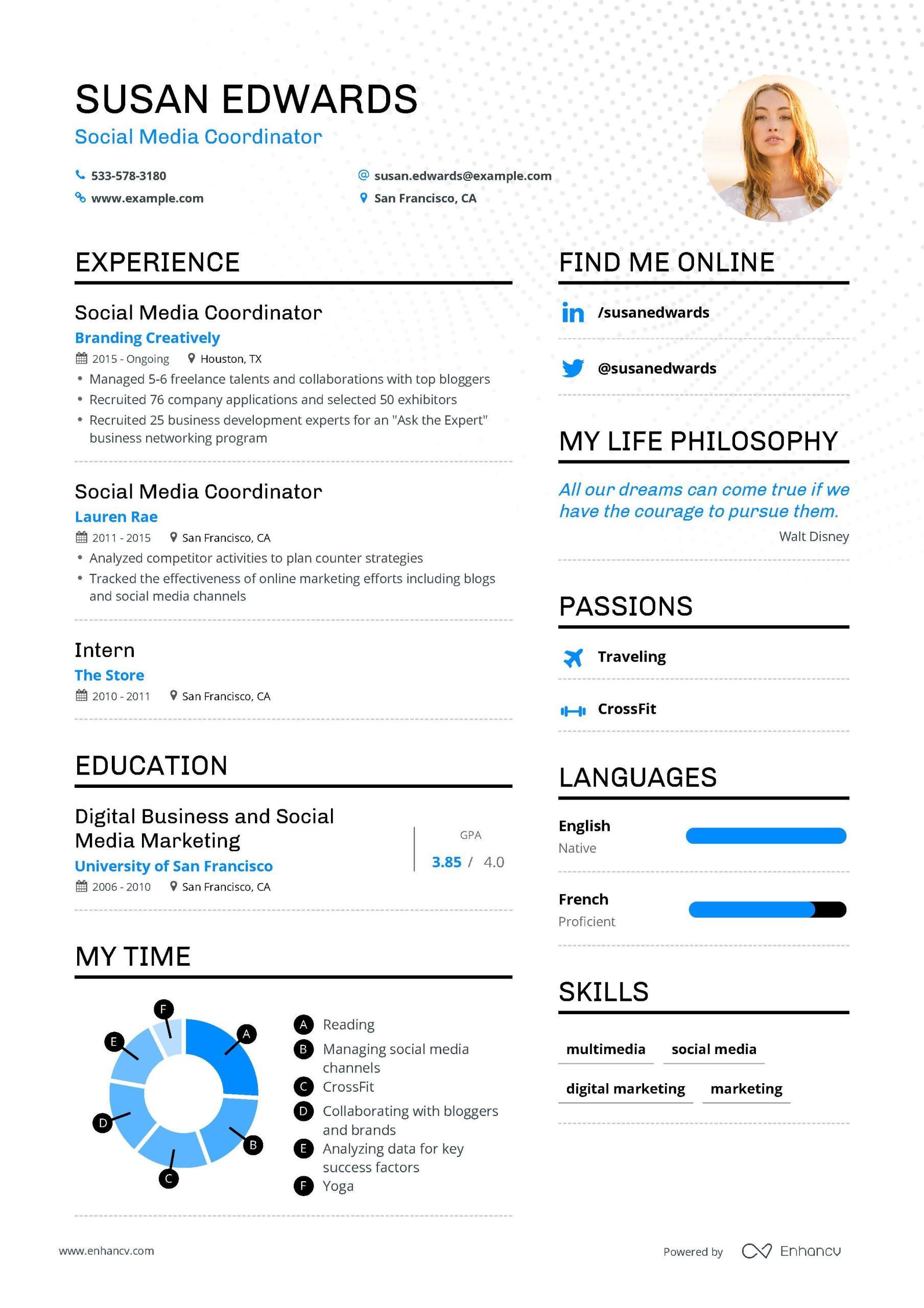 Sample Resume for social Media Coordinator social Media Coordinator Resume Example and Guide for 2019 …