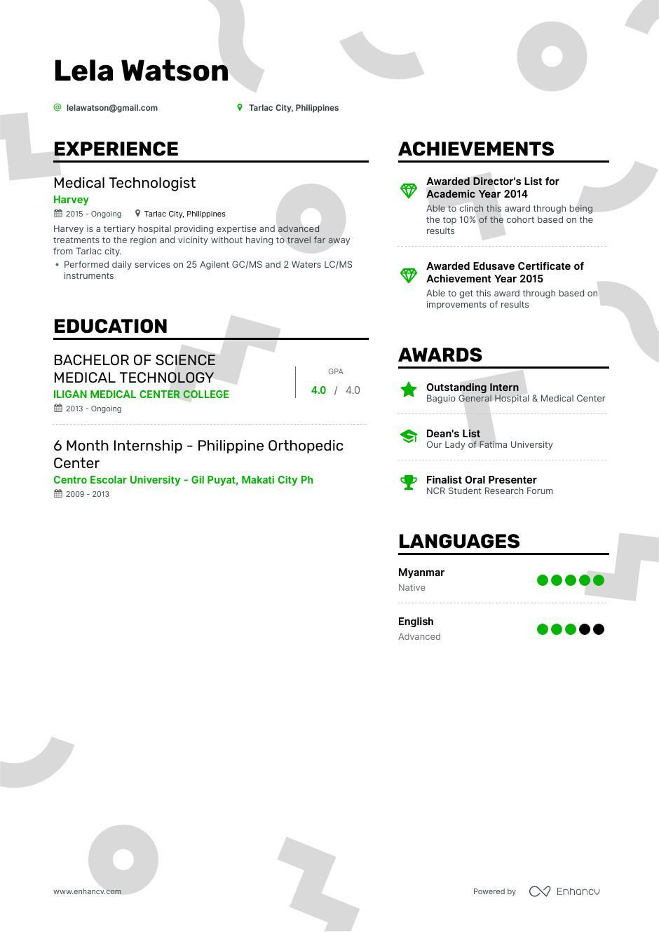 Sample Resume Of Medical Technologist Philippines Medical Technologist Resume Example and Guide for 2019 Resume …