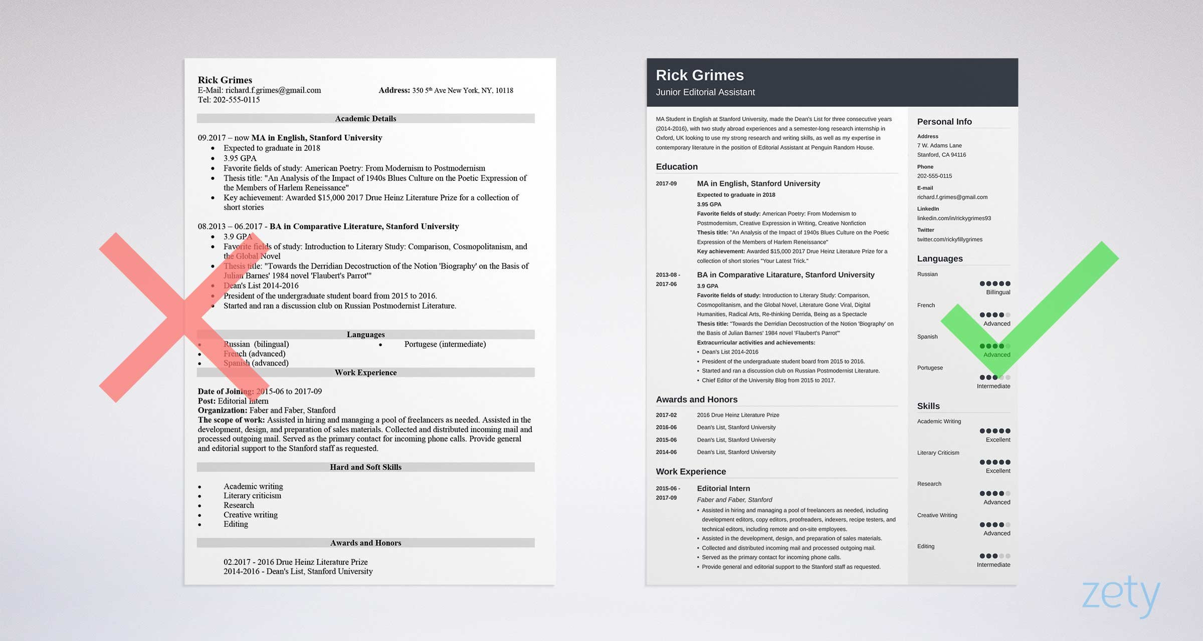 Sample Resume to Apply for Internship Resume for Internship: Template & Guide (20lancarrezekiq Examples)