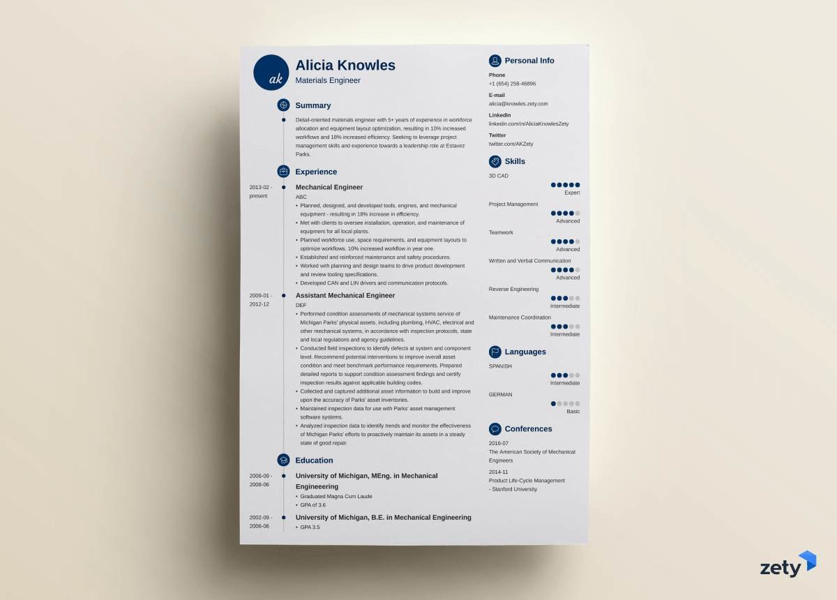 Sample Resume with One Long Term Job Should A Resume Be One Page? (and How to Make It Fit)