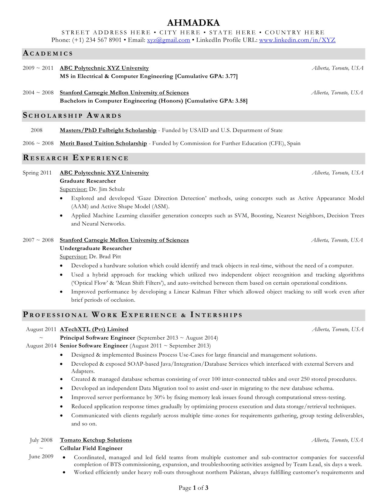 Samples Of Resume for Graduate School Admission Please Critique My Cv for Graduate Admission Application …