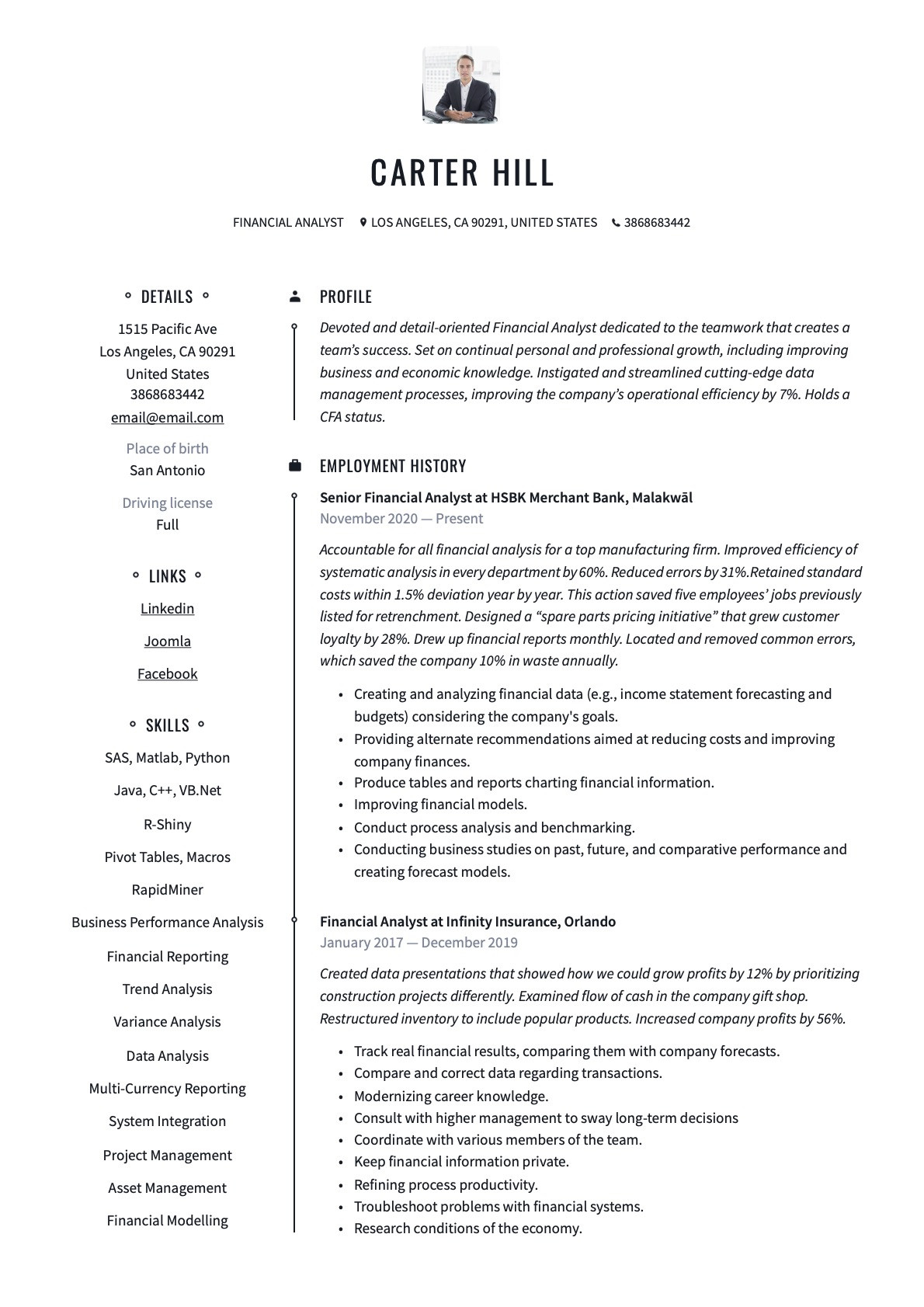 Senior Financial Analyst Salary Sample Resume Financial Analyst Resume & Writing Guide 17 Templates 2022 Senior Financial Analyst Salary Sample Resume Financial Analyst Resume & Writing Guide 17 Templates 2022