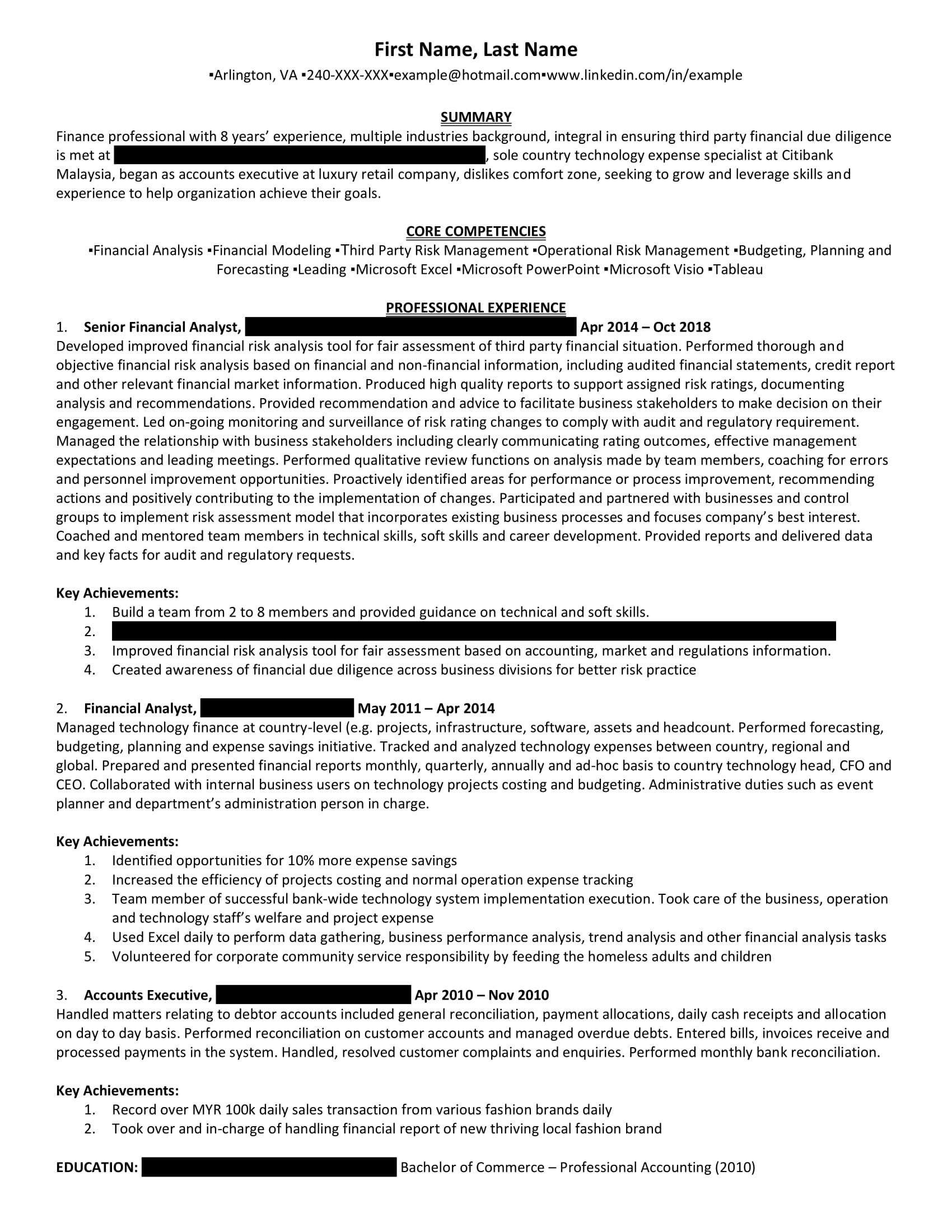 Senior Financial Analyst Salary Sample Resume Rate My Resume Please – Senior Financial Analyst : R/resumes Senior Financial Analyst Salary Sample Resume Rate My Resume Please – Senior Financial Analyst : R/resumes