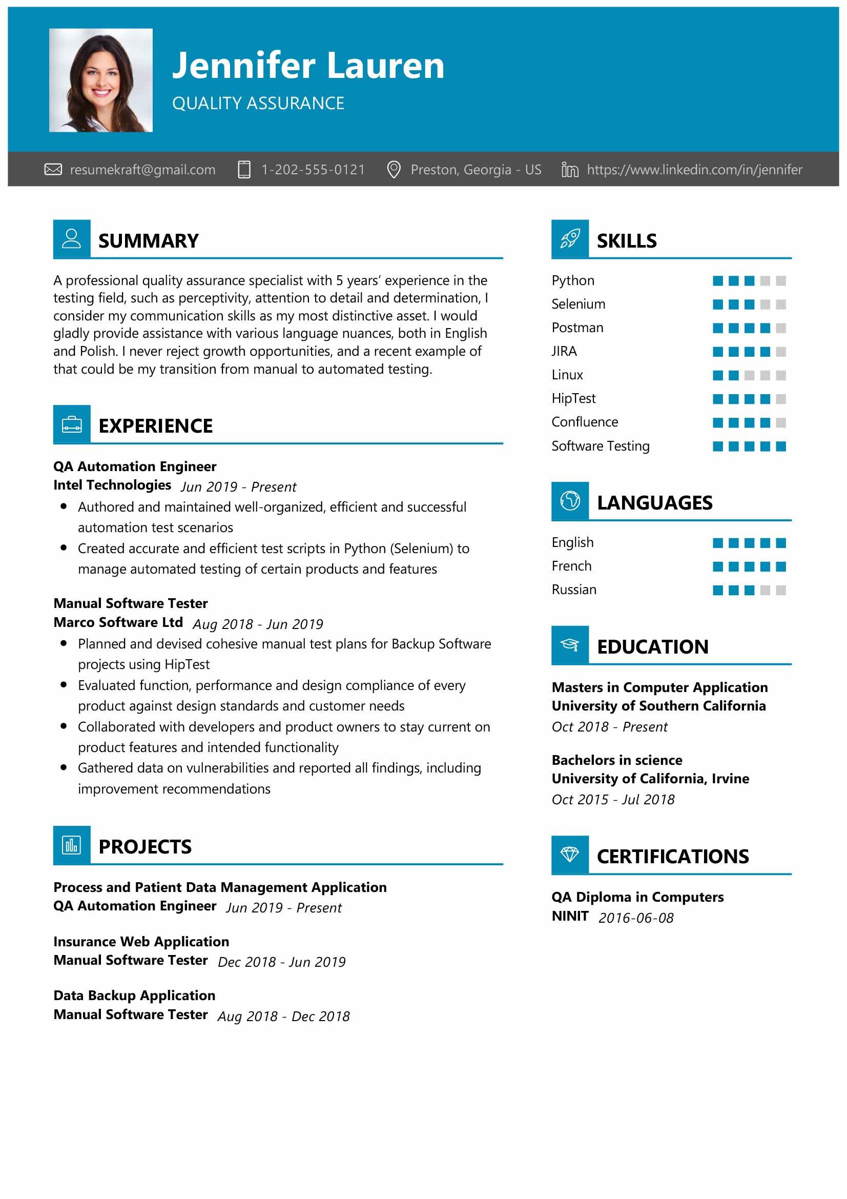 Home Health Quality assurance Resume Samples Quality assurance Resume Sample 2022 Writing Tips – Resumekraft