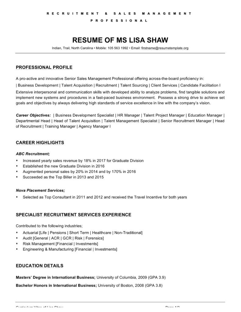 Intitle Resume Of It Director Illinois Samples Service 76lancarrezekiq Free Resume Templates [2022] Pdf & Word Downloads