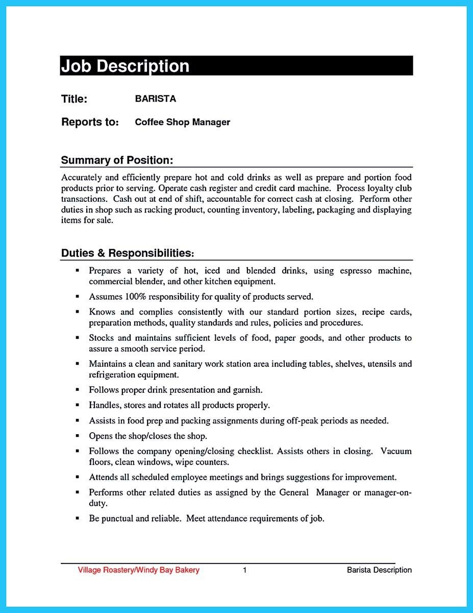 Sample Resume for Coffee Shop Worker Cool 30 sophisticated Barista Resume Sample that Leads to Barista …