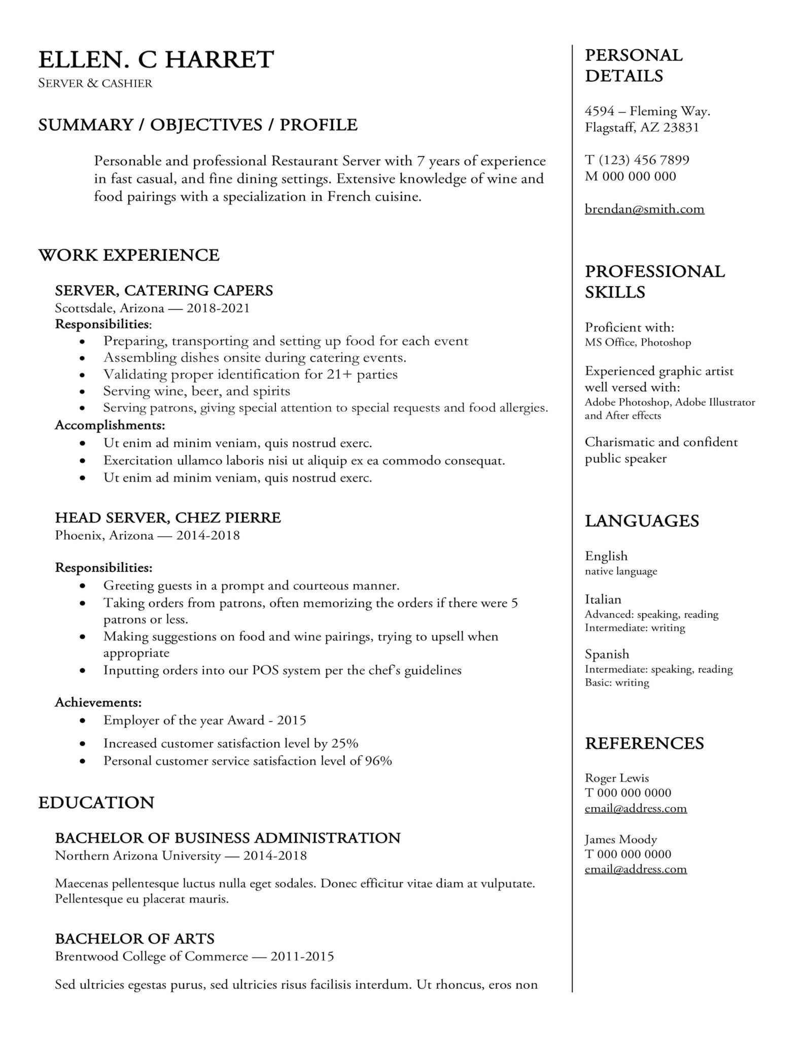 Sample Resume for Work Study In Design Office 77lancarrezekiq Free Word Resume Templates & Cv’s [2022] Downloads