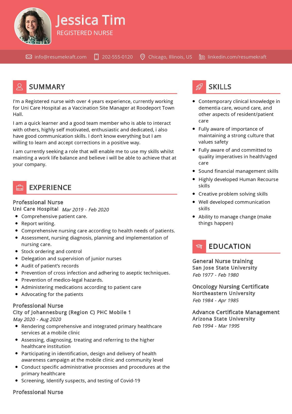Sample Resume for Wound Care Nurse Registered Nurse Cv Sample 2022 Writing Tips – Resumekraft