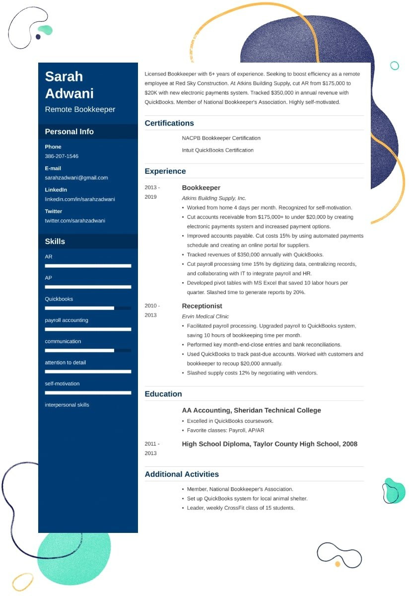 Sample Resume with Stay at Home Mom Stay at Home Mom Resume Examples & Job Description for 2022