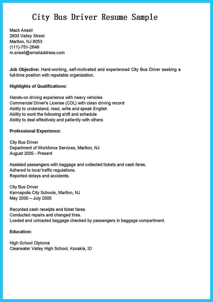 Truck Driver Resume Sample No Experience Truck Driver Resume No Experience Lovely Bus Driver Cover Letter …