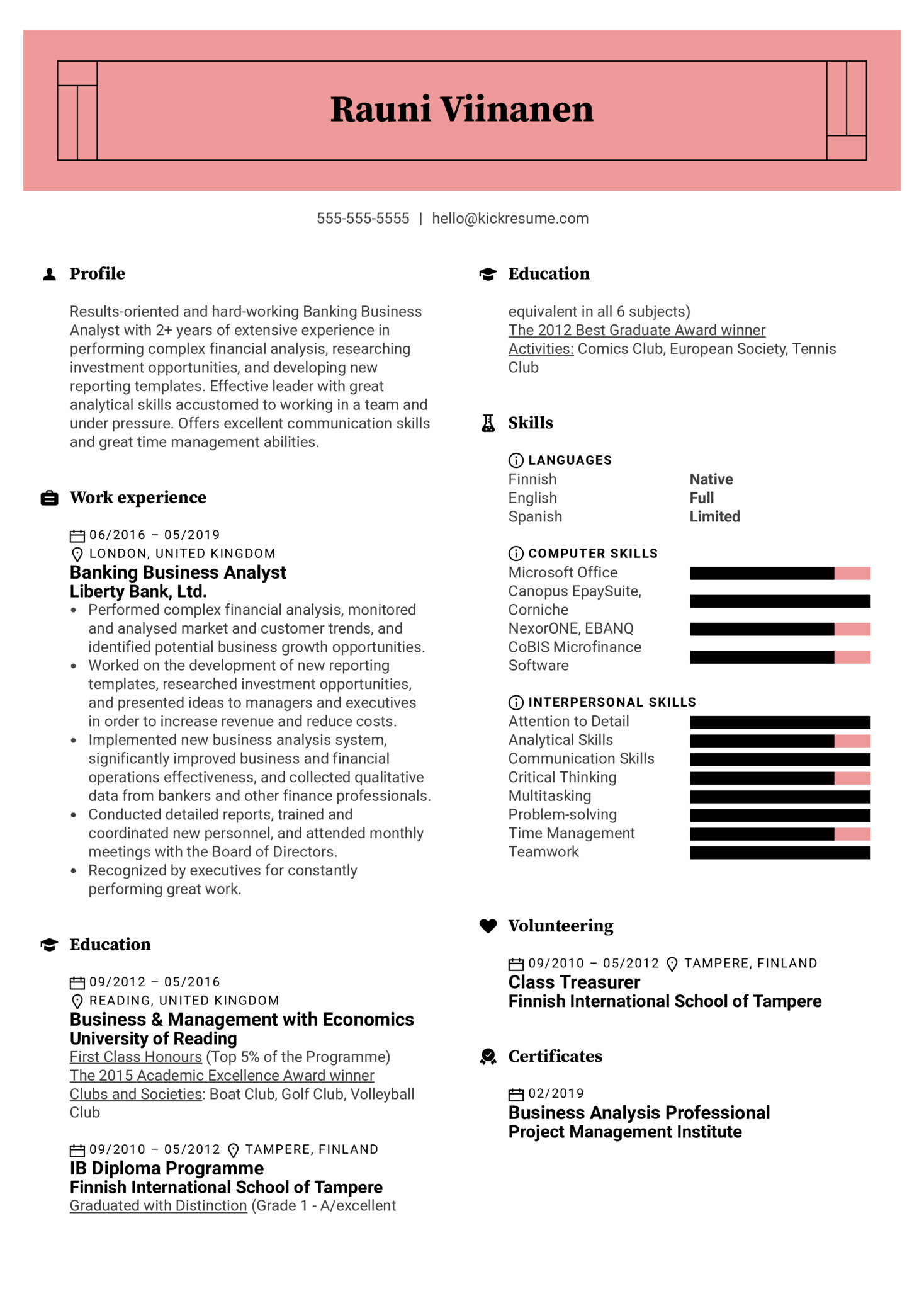 Business Analyst Finance Domain Resume Sample Banking Business Analyst Resume Sample