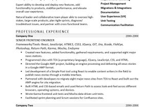 1 Year Experience Resume Sample for Java Java Developer Resume Monster.com