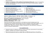 1 Year Experience Resume Sample for software Developer Sample Resume for An Experienced It Developer Monster.com