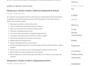 3rd Grade Math Teacher Resume Samples Teacher Resume Examples